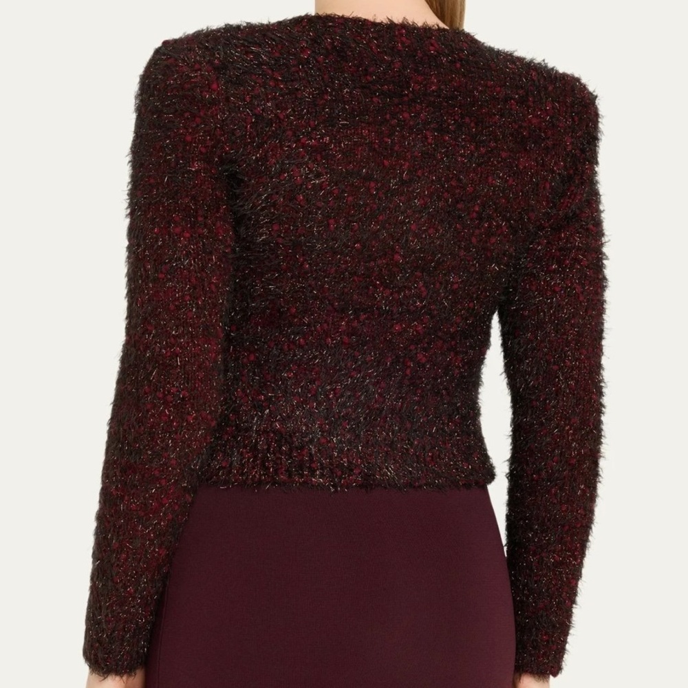 L'Agence Una Fuzzy Cardigan NWOT - Picture 3 of 8